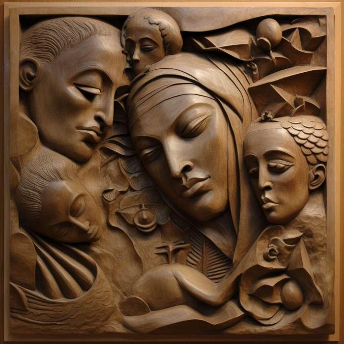 نموذج ثلاثي الأبعاد لآلة CNC 3D Art 